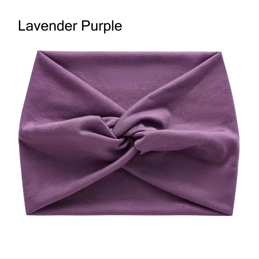 Hair Accessories Twisted Extra Large Thick Wide Headbands Turban Workout Headband Head Wraps for Women - My Store