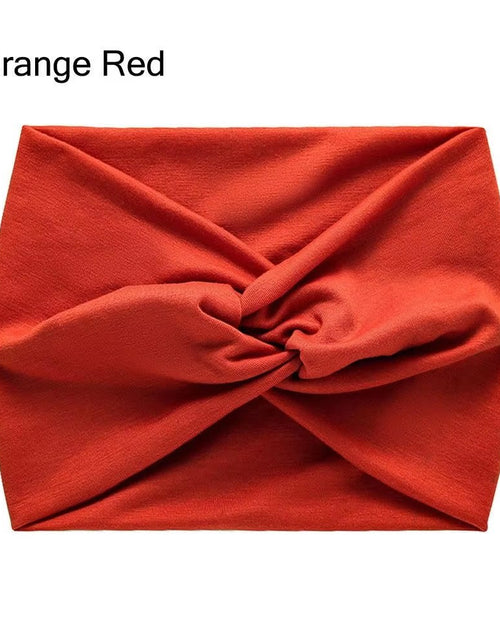 Load image into Gallery viewer, Hair Accessories Twisted Extra Large Thick Wide Headbands Turban Workout Headband Head Wraps for Women - My Store
