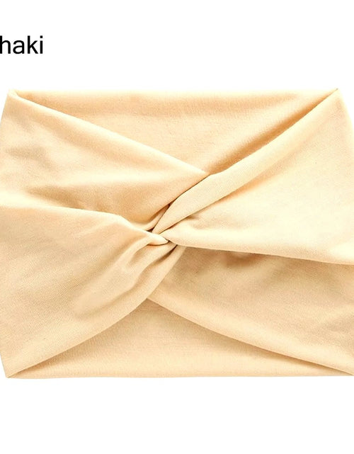 Load image into Gallery viewer, Hair Accessories Twisted Extra Large Thick Wide Headbands Turban Workout Headband Head Wraps for Women - My Store
