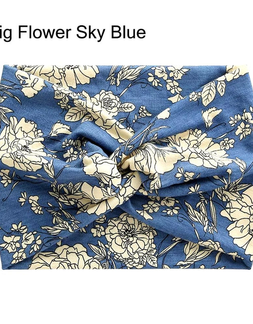Load image into Gallery viewer, Hair Accessories Twisted Extra Large Thick Wide Headbands Turban Workout Headband Head Wraps for Women - My Store
