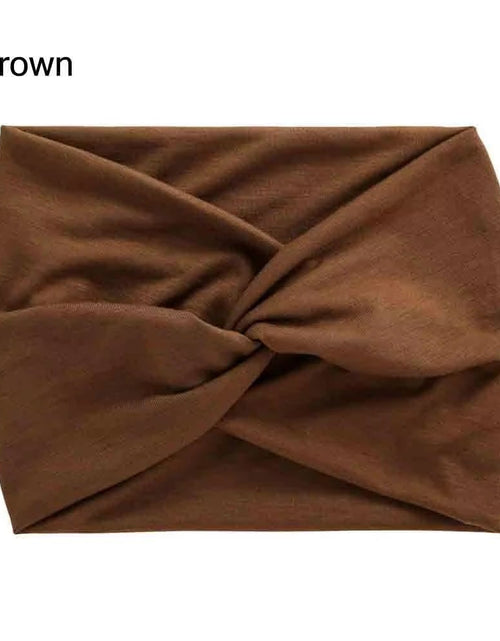 Load image into Gallery viewer, Hair Accessories Twisted Extra Large Thick Wide Headbands Turban Workout Headband Head Wraps for Women - My Store

