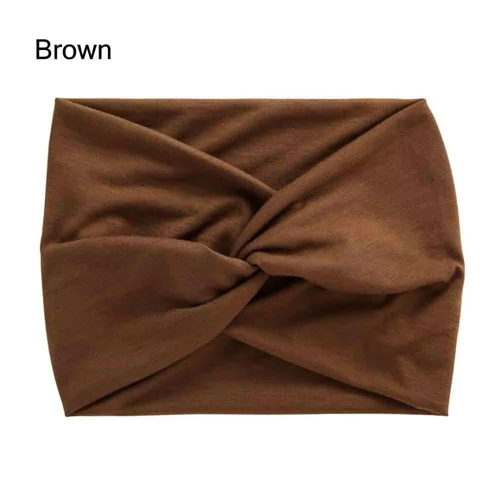 Hair Accessories Twisted Extra Large Thick Wide Headbands Turban Workout Headband Head Wraps for Women - My Store