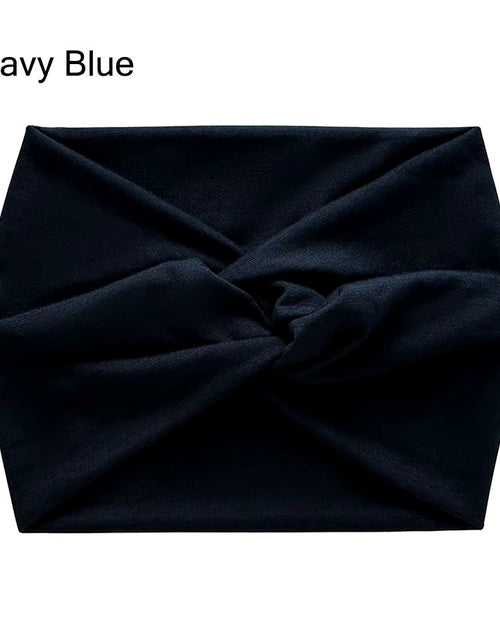 Load image into Gallery viewer, Hair Accessories Twisted Extra Large Thick Wide Headbands Turban Workout Headband Head Wraps for Women - My Store
