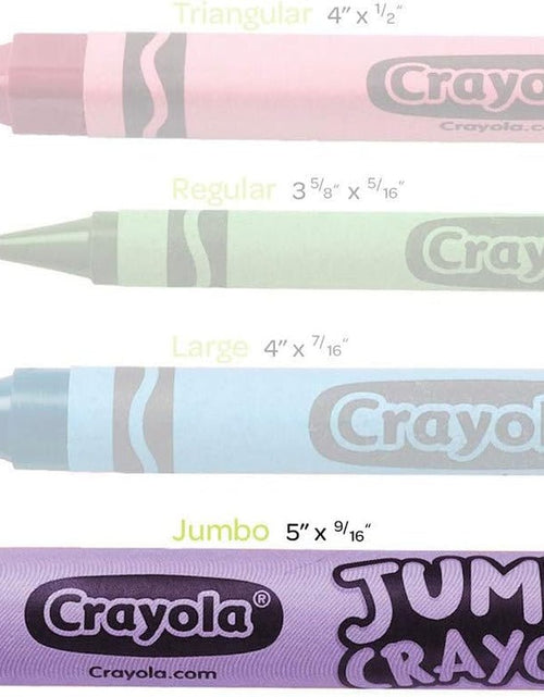 Load image into Gallery viewer, Jumbo Crayons Bulk, 6 Sets of 16 Large Crayons for Toddlers &amp; Kids, School Supplies, Gifts [Amazon Exclusive] - My Store

