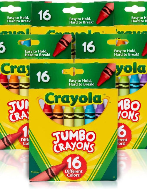 Load image into Gallery viewer, Jumbo Crayons Bulk, 6 Sets of 16 Large Crayons for Toddlers &amp; Kids, School Supplies, Gifts [Amazon Exclusive] - My Store

