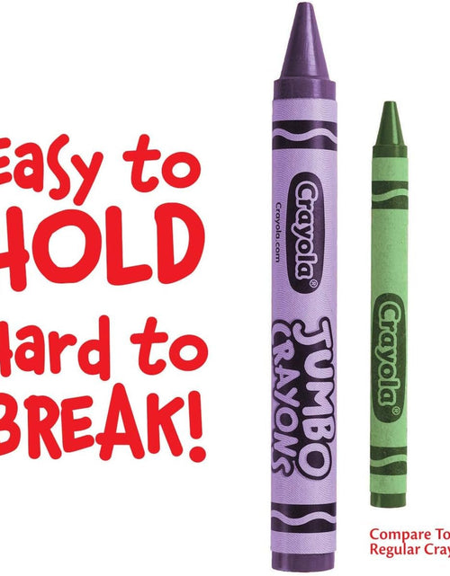 Load image into Gallery viewer, Jumbo Crayons Bulk, 6 Sets of 16 Large Crayons for Toddlers &amp; Kids, School Supplies, Gifts [Amazon Exclusive] - My Store
