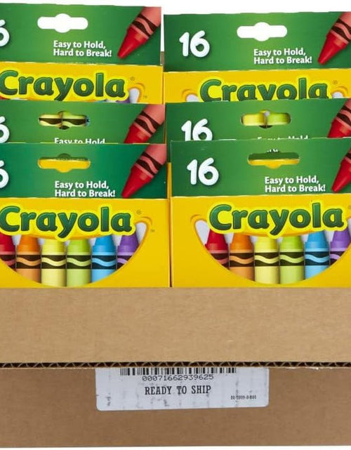Load image into Gallery viewer, Jumbo Crayons Bulk, 6 Sets of 16 Large Crayons for Toddlers &amp; Kids, School Supplies, Gifts [Amazon Exclusive] - My Store
