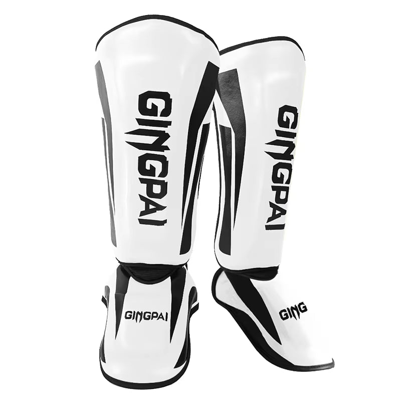 Kickboxing Boxing Shin Guard Pads Muay Thai Martial Arts Sanda Wushu Leg Protector Taekwondo Ankle Guards - My Store