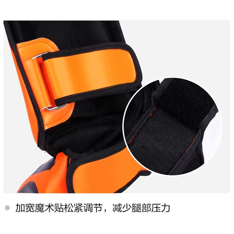 Kickboxing Boxing Shin Guard Pads Muay Thai Martial Arts Sanda Wushu Leg Protector Taekwondo Ankle Guards - My Store