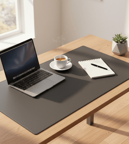 Leather Desk Mat,Desk Pad,Desktop Mat,Waterproof Mat for Desktop, Keyboard and Mouse,Leather Mouse Pad Protector Office Home,30"X 14"(M - Beige) - My Store