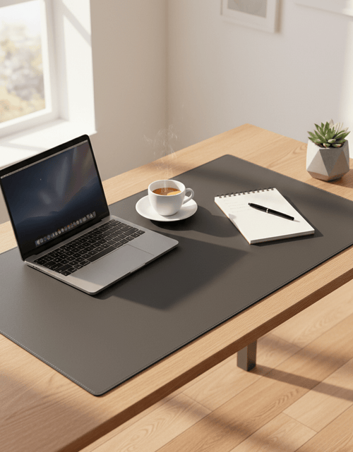Load image into Gallery viewer, Leather Desk Mat,Desk Pad,Desktop Mat,Waterproof Mat for Desktop, Keyboard and Mouse,Leather Mouse Pad Protector Office Home,30"X 14"(M - Beige) - My Store
