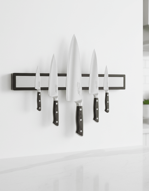 Load image into Gallery viewer, Magnetic Knife Strip – Wall - Mounted Knife Holder &amp; Kitchen Organizer - My Store
