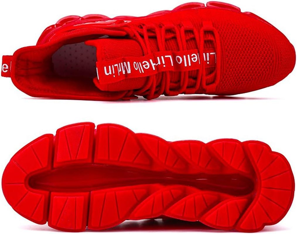 Men'S Running Shoes Non Slip Athletic Tennis Walking Blade Type Sneakers Hip Hop - My Store