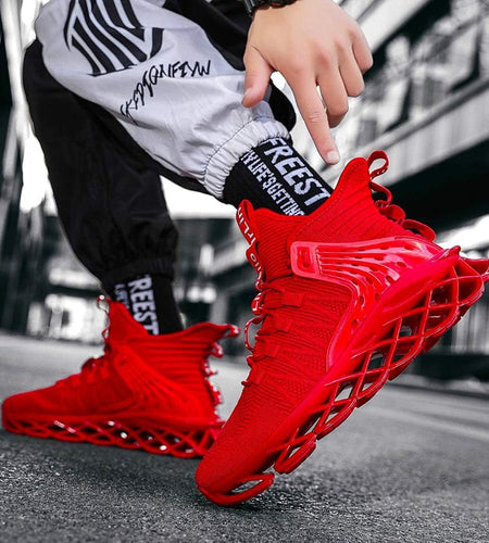 Men'S Running Shoes Non Slip Athletic Tennis Walking Blade Type Sneakers Hip Hop - My Store