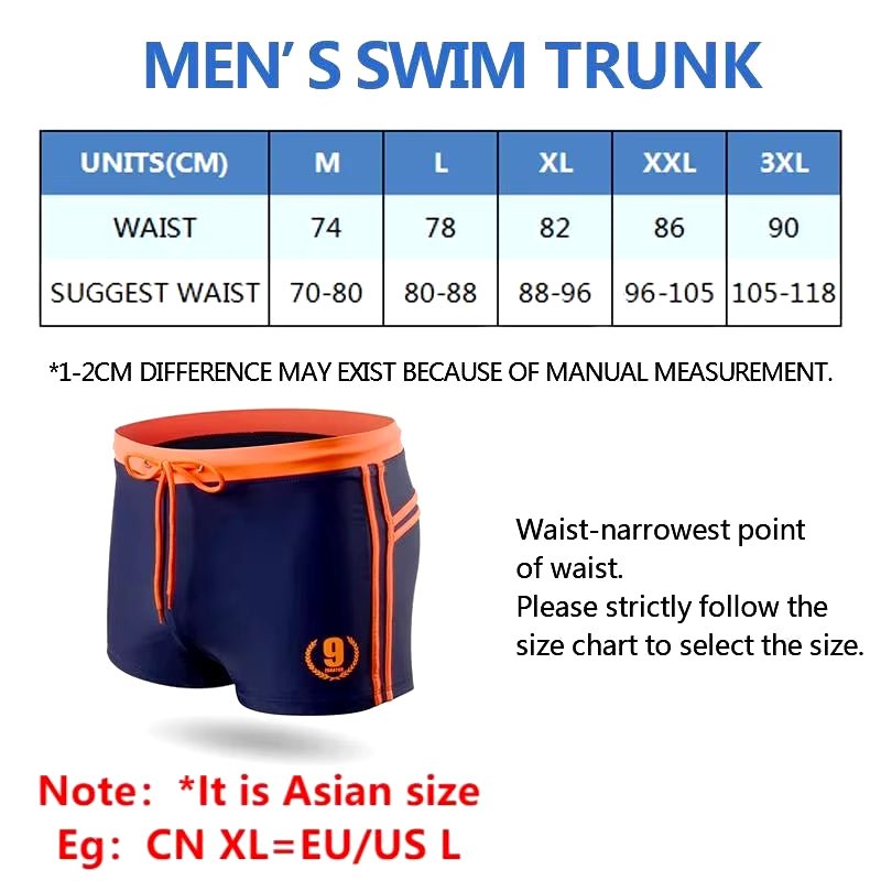 Mens Swimwear Maillot De Bain Boy Swim Suits Boxer Shorts Swim Trunks Men Swimsuit Surf Banadores - My Store