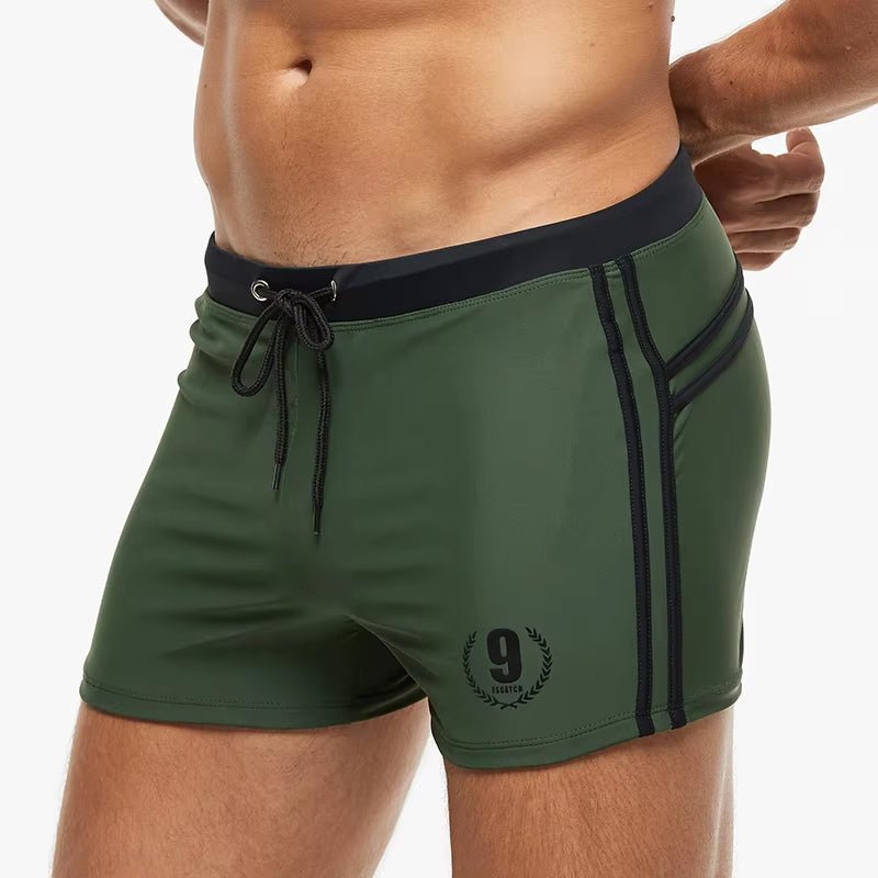 Mens Swimwear Maillot De Bain Boy Swim Suits Boxer Shorts Swim Trunks Men Swimsuit Surf Banadores - My Store