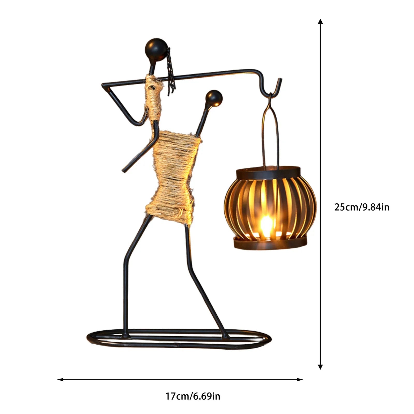 Metal Candle Holder Home Decor Accessories African Candlesticks for Candles Decorative Chandeliers Candle Wedding Centerpieces - My Store