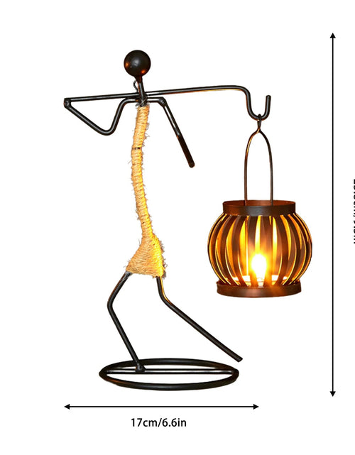 Load image into Gallery viewer, Metal Candle Holder Home Decor Accessories African Candlesticks for Candles Decorative Chandeliers Candle Wedding Centerpieces - My Store
