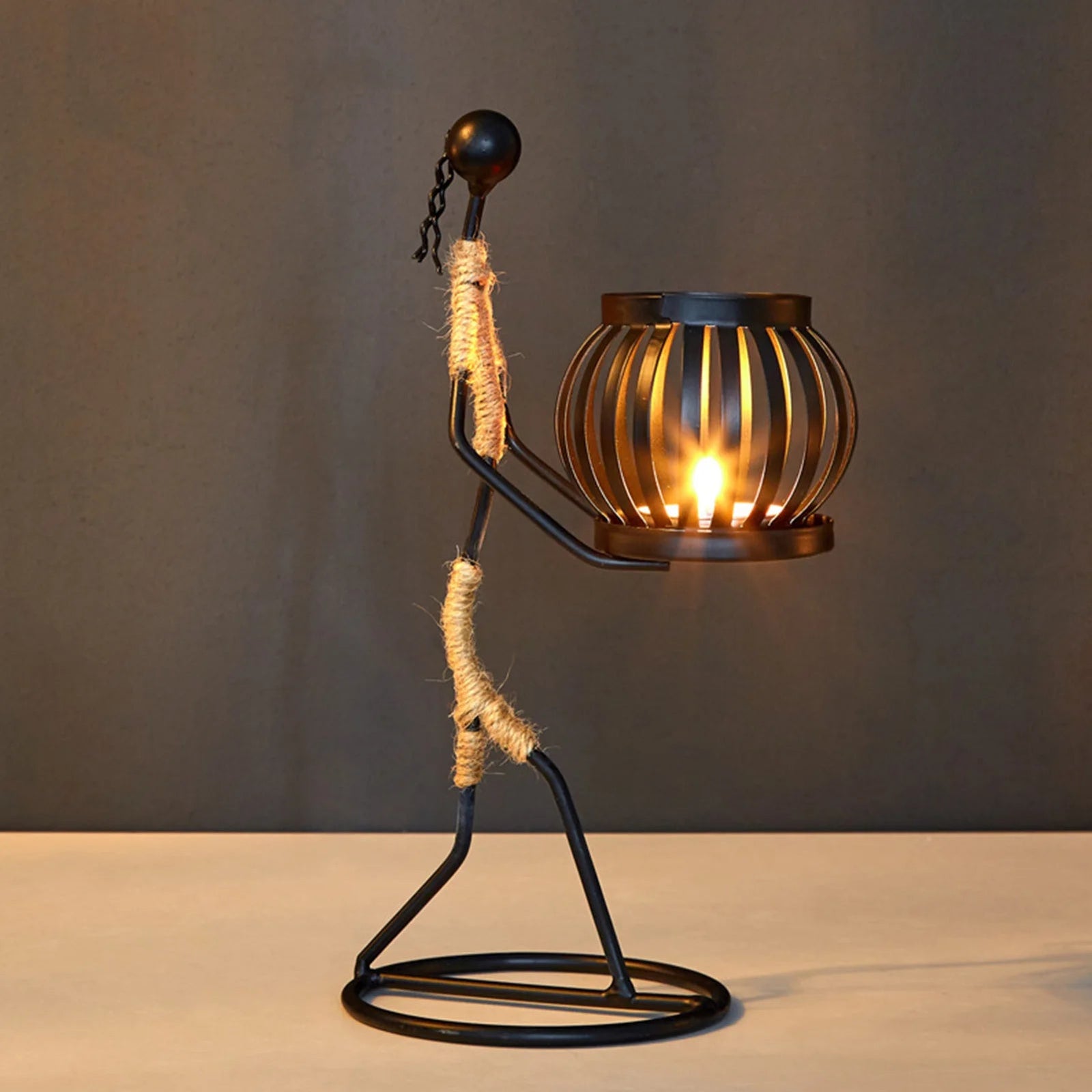 Metal Candle Holder Home Decor Accessories African Candlesticks for Candles Decorative Chandeliers Candle Wedding Centerpieces - My Store