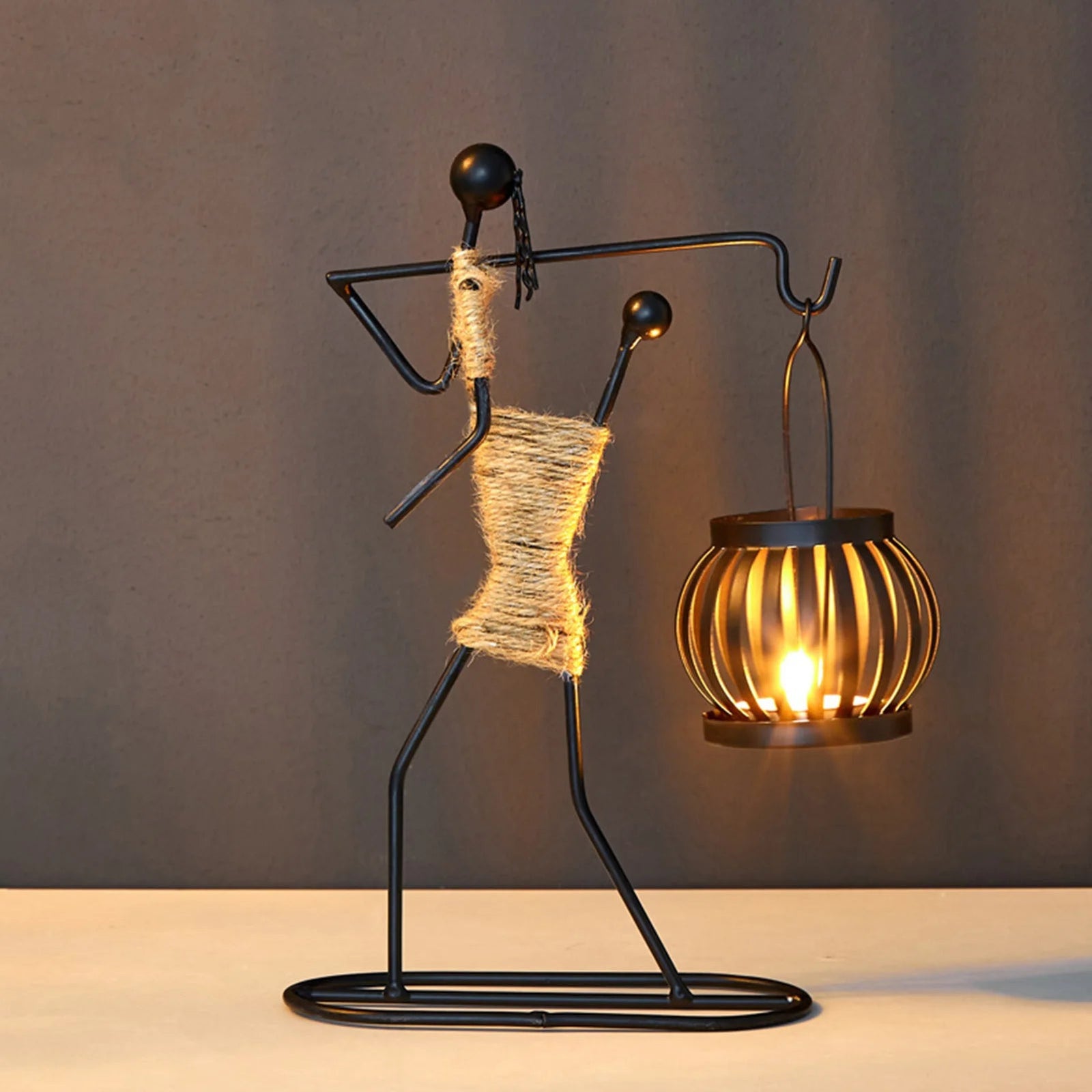 Metal Candle Holder Home Decor Accessories African Candlesticks for Candles Decorative Chandeliers Candle Wedding Centerpieces - My Store