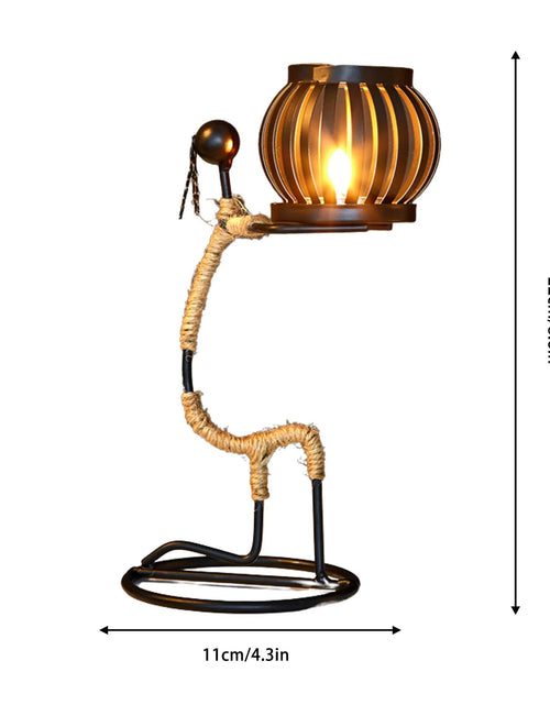 Load image into Gallery viewer, Metal Candle Holder Home Decor Accessories African Candlesticks for Candles Decorative Chandeliers Candle Wedding Centerpieces - My Store
