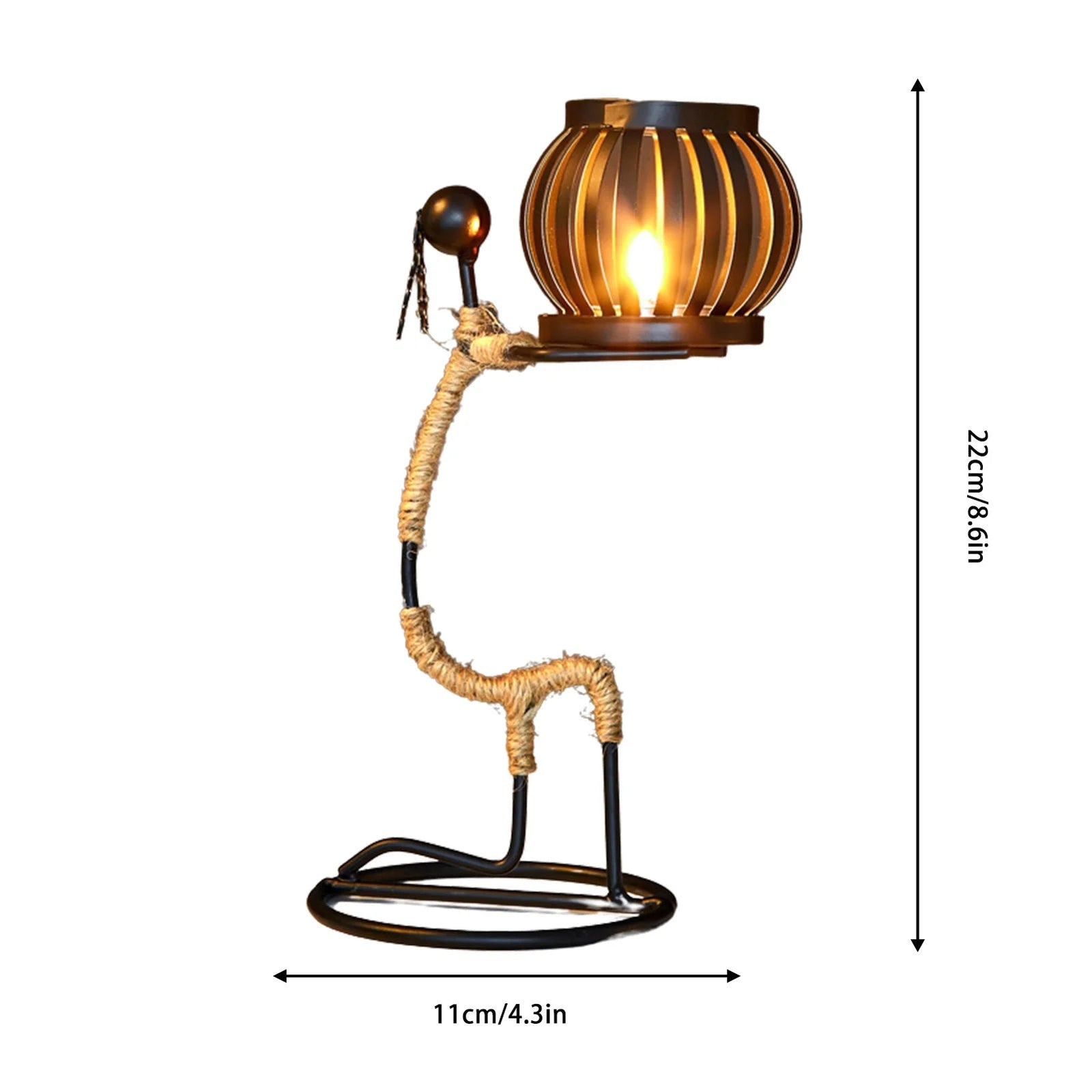 Metal Candle Holder Home Decor Accessories African Candlesticks for Candles Decorative Chandeliers Candle Wedding Centerpieces - My Store