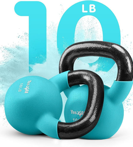 Neoprene Coated Kettlebell Weights, Strength Training Kettlebells for Weightlifting, Conditioning, Strength & Core Training - My Store