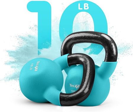 Neoprene Coated Kettlebell Weights, Strength Training Kettlebells for Weightlifting, Conditioning, Strength & Core Training - My Store