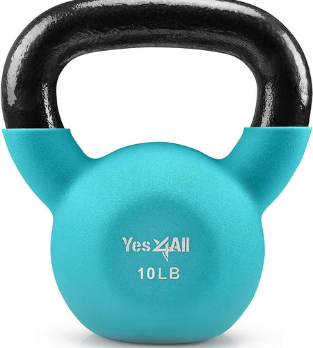 Neoprene Coated Kettlebell Weights, Strength Training Kettlebells for Weightlifting, Conditioning, Strength & Core Training - My Store