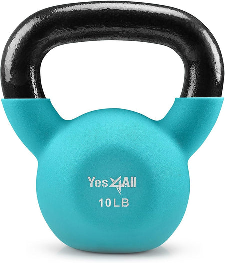 Neoprene Coated Kettlebell Weights, Strength Training Kettlebells for Weightlifting, Conditioning, Strength & Core Training - My Store