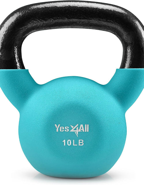 Load image into Gallery viewer, Neoprene Coated Kettlebell Weights, Strength Training Kettlebells for Weightlifting, Conditioning, Strength &amp; Core Training - My Store
