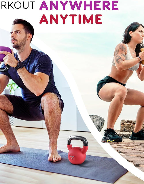 Load image into Gallery viewer, Neoprene Coated Kettlebell Weights, Strength Training Kettlebells for Weightlifting, Conditioning, Strength &amp; Core Training - My Store
