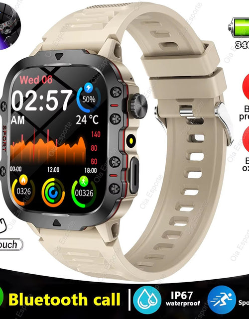 Load image into Gallery viewer, Original Men Smartwatch Flashlight Bluetooth Call Fitness Clock IP68 Waterproof Sports Men for Android IOS Smart Watch 2025 New - My Store
