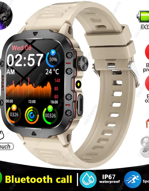 Load image into Gallery viewer, Original Men Smartwatch Flashlight Bluetooth Call Fitness Clock IP68 Waterproof Sports Men for Android IOS Smart Watch 2025 New - My Store
