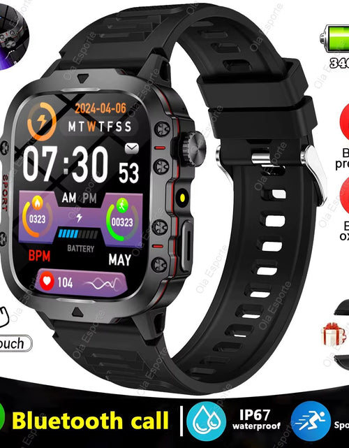 Load image into Gallery viewer, Original Men Smartwatch Flashlight Bluetooth Call Fitness Clock IP68 Waterproof Sports Men for Android IOS Smart Watch 2025 New - My Store
