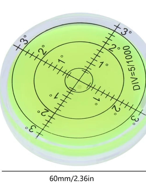 Load image into Gallery viewer, PrecisionPro 60MM PMMA Bubble Level – Accurate Surface Measurement Tool for Perfect Alignment - My Store
