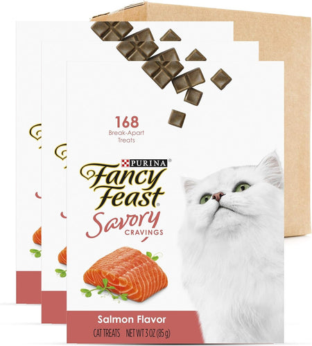 Purina Limited Ingredient Cat Treats, Savory Cravings Salmon Flavor - 9 Oz. Box - My Store