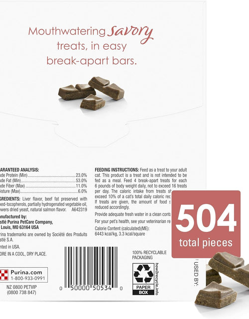 Load image into Gallery viewer, Purina Limited Ingredient Cat Treats, Savory Cravings Salmon Flavor - 9 Oz. Box - My Store
