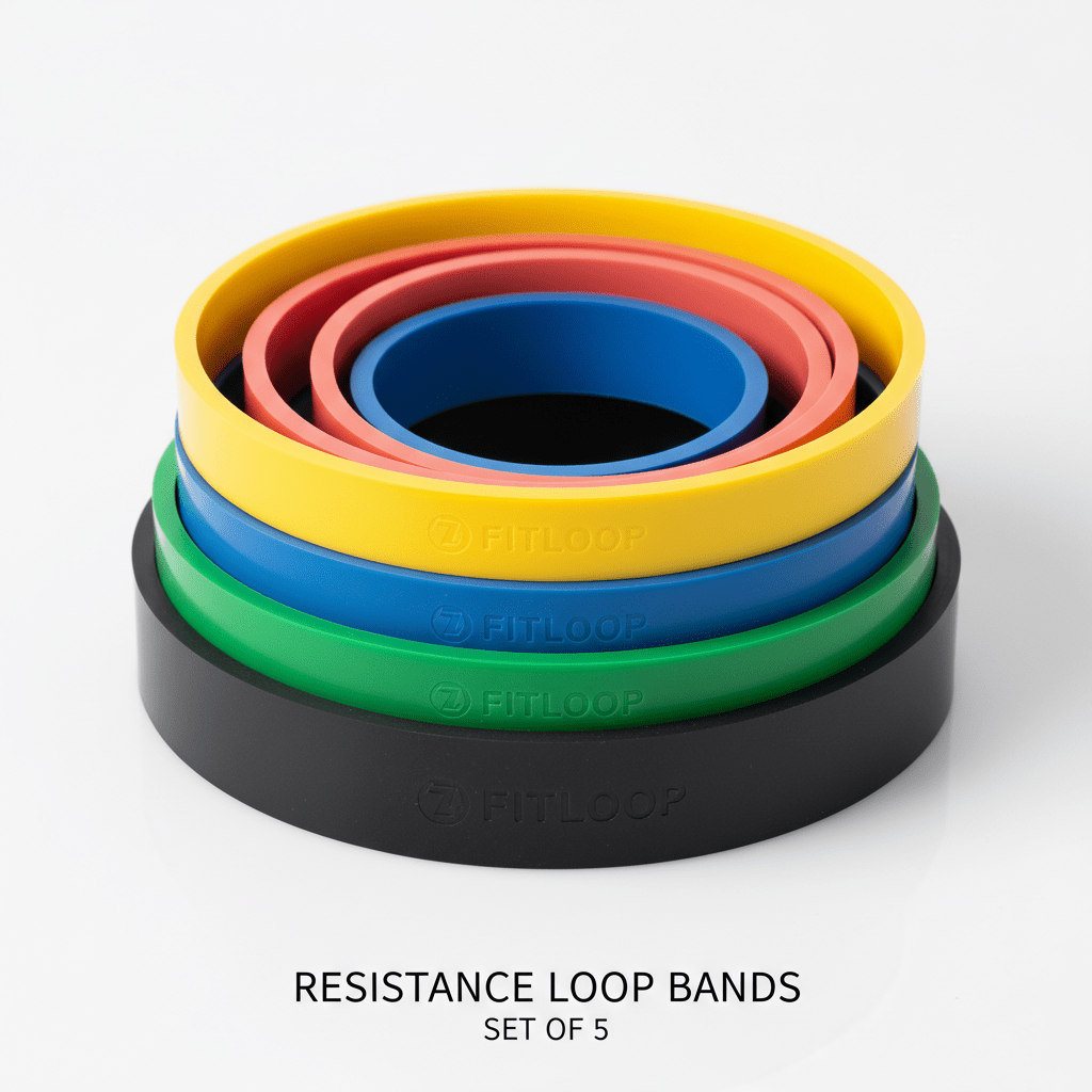 Resistance Loop Bands Set – 5 Levels for Glutes, Legs & Full Body - My Store