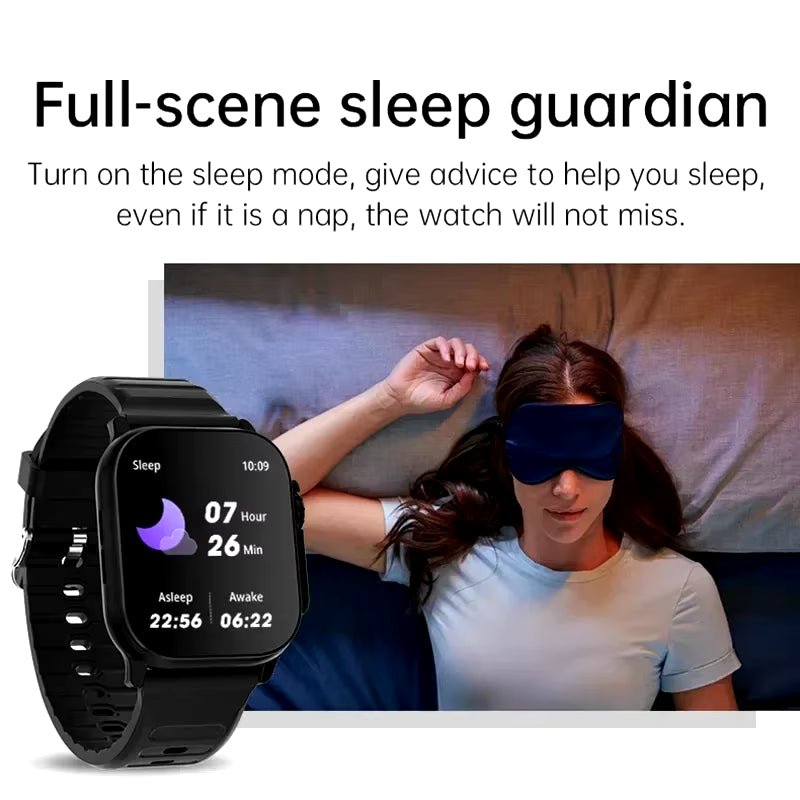 Smart Watch Bluetooth Talk Smartwatch Message Alert Heart Rate Monitor Sports Watch for Android IOS Men Women - My Store