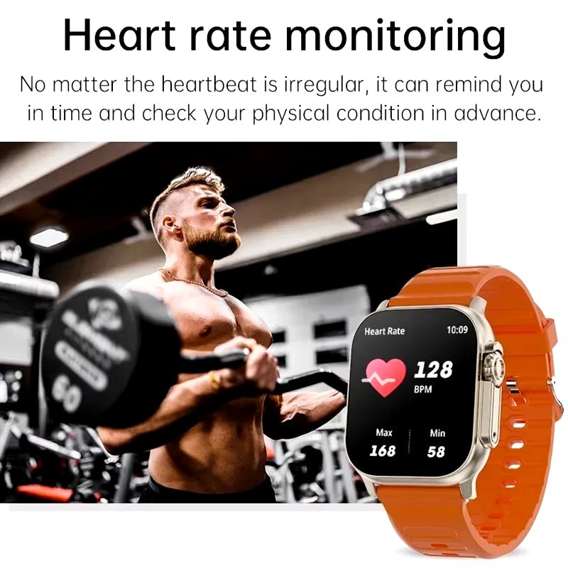 Smart Watch Bluetooth Talk Smartwatch Message Alert Heart Rate Monitor Sports Watch for Android IOS Men Women - My Store