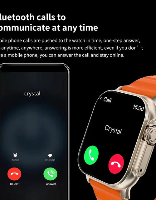 Load image into Gallery viewer, Smart Watch Bluetooth Talk Smartwatch Message Alert Heart Rate Monitor Sports Watch for Android IOS Men Women - My Store
