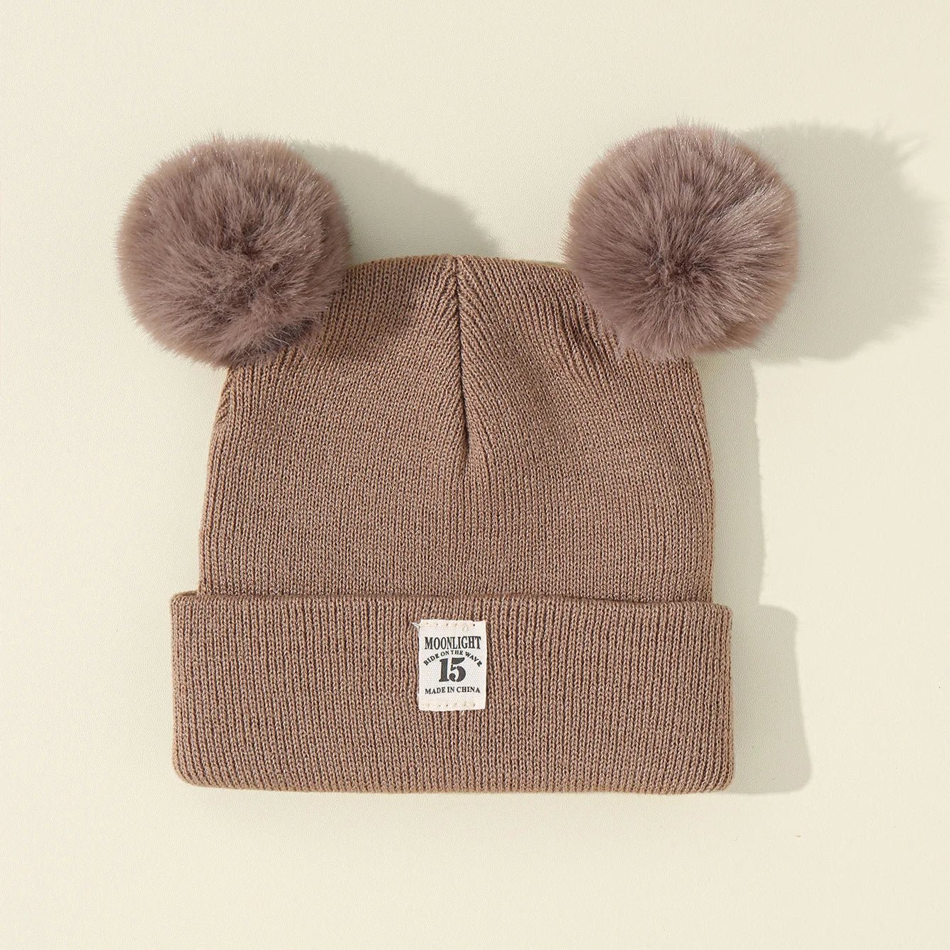 Solid Color Wool Knitted Bonnet Bebe Newborn Baby Hat Pompom Cute Winter Hat for Kids Boys Girls Children Warm Beanie Cap 0 - 3Y - My Store