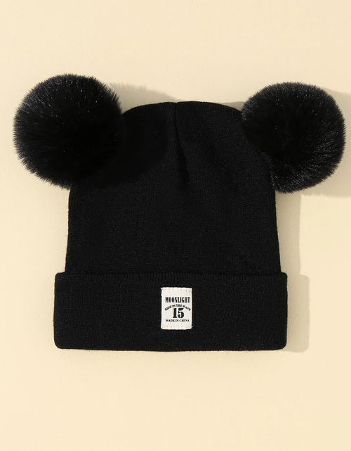 Load image into Gallery viewer, Solid Color Wool Knitted Bonnet Bebe Newborn Baby Hat Pompom Cute Winter Hat for Kids Boys Girls Children Warm Beanie Cap 0 - 3Y - My Store
