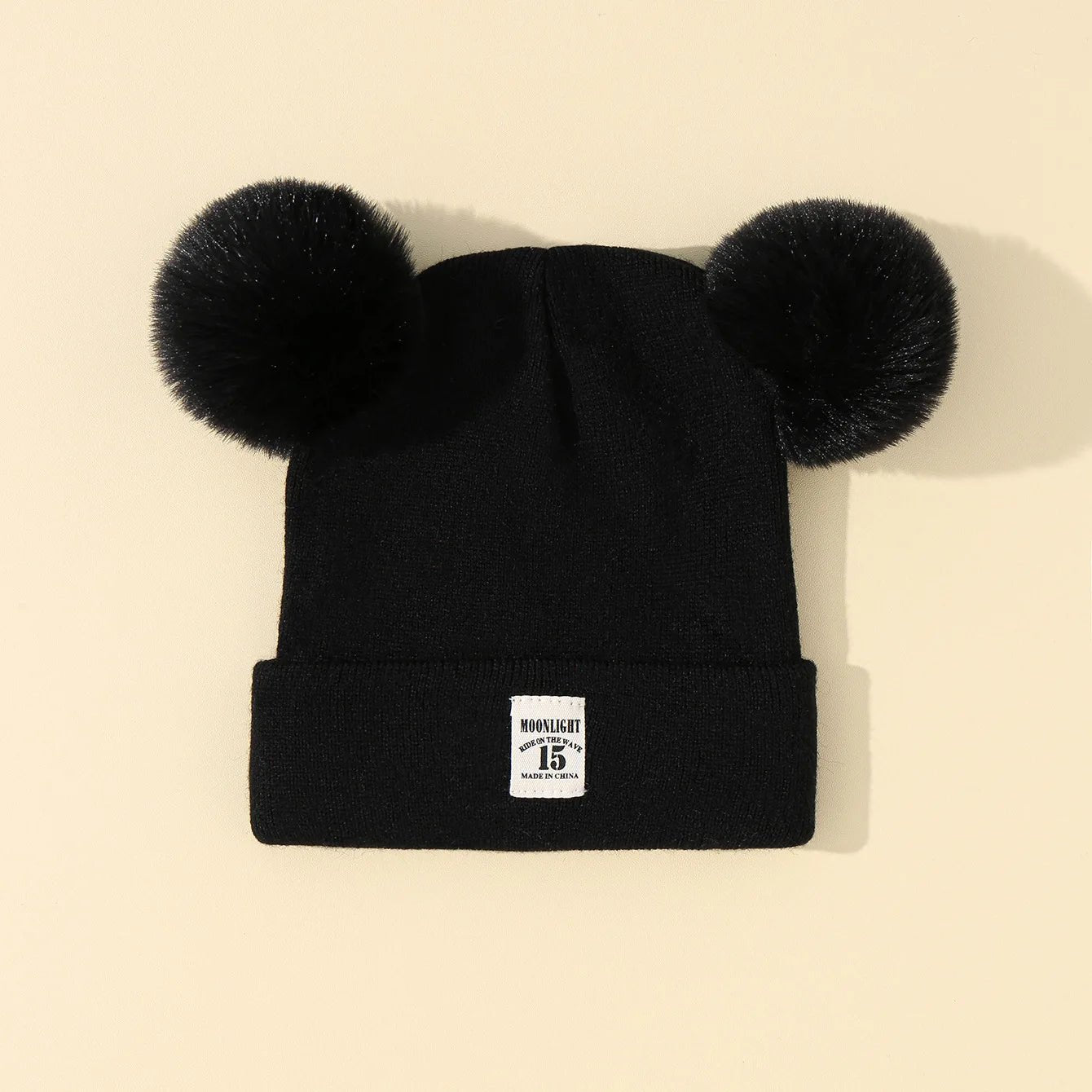 Solid Color Wool Knitted Bonnet Bebe Newborn Baby Hat Pompom Cute Winter Hat for Kids Boys Girls Children Warm Beanie Cap 0 - 3Y - My Store