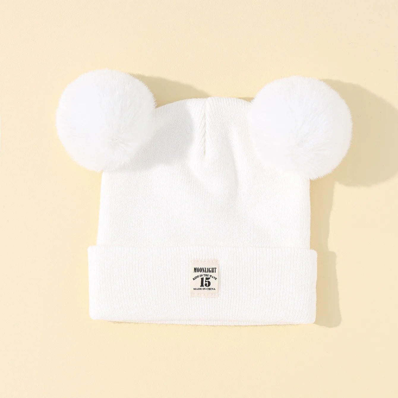Solid Color Wool Knitted Bonnet Bebe Newborn Baby Hat Pompom Cute Winter Hat for Kids Boys Girls Children Warm Beanie Cap 0 - 3Y - My Store