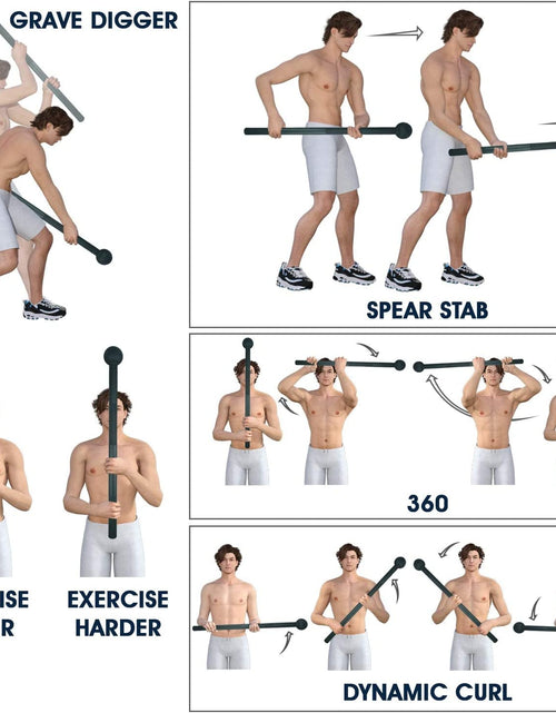 Load image into Gallery viewer, Steel Mace Bell for Strength Training, Support Full Body, Muscles, Shoulder, Grips &amp; Forearms Workouts, Stretching 5, 7, 10, 15, 20, 25, 30 LB for Woman &amp; Man - My Store
