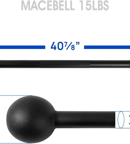 Steel Mace Bell for Strength Training, Support Full Body, Muscles, Shoulder, Grips & Forearms Workouts, Stretching 5, 7, 10, 15, 20, 25, 30 LB for Woman & Man - My Store