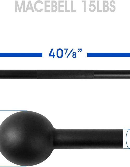 Load image into Gallery viewer, Steel Mace Bell for Strength Training, Support Full Body, Muscles, Shoulder, Grips &amp; Forearms Workouts, Stretching 5, 7, 10, 15, 20, 25, 30 LB for Woman &amp; Man - My Store
