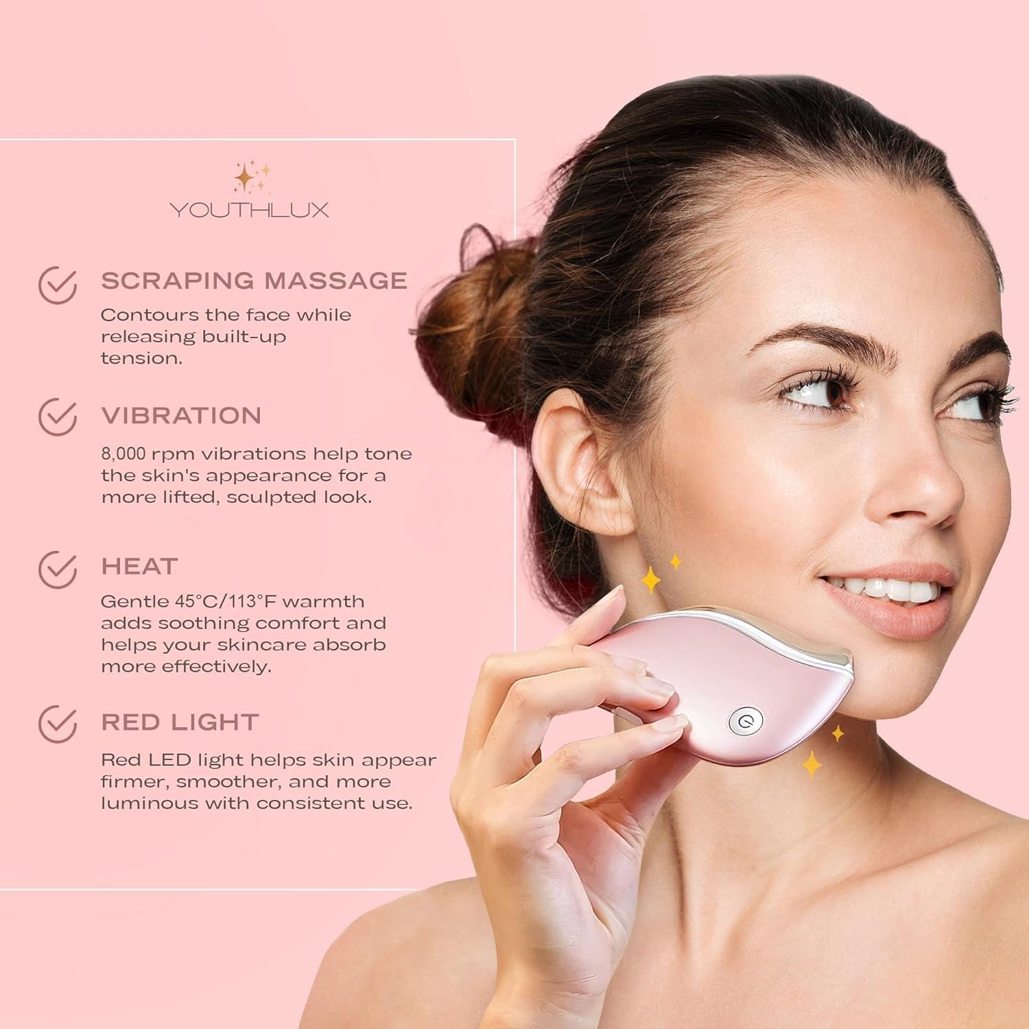 Transform Your Skincare Routine with the ProSculpt Gua Sha: The Ultimate Facial Sculpting Tool for Anti - Aging, Puffiness Relief, and Relaxation - My Store